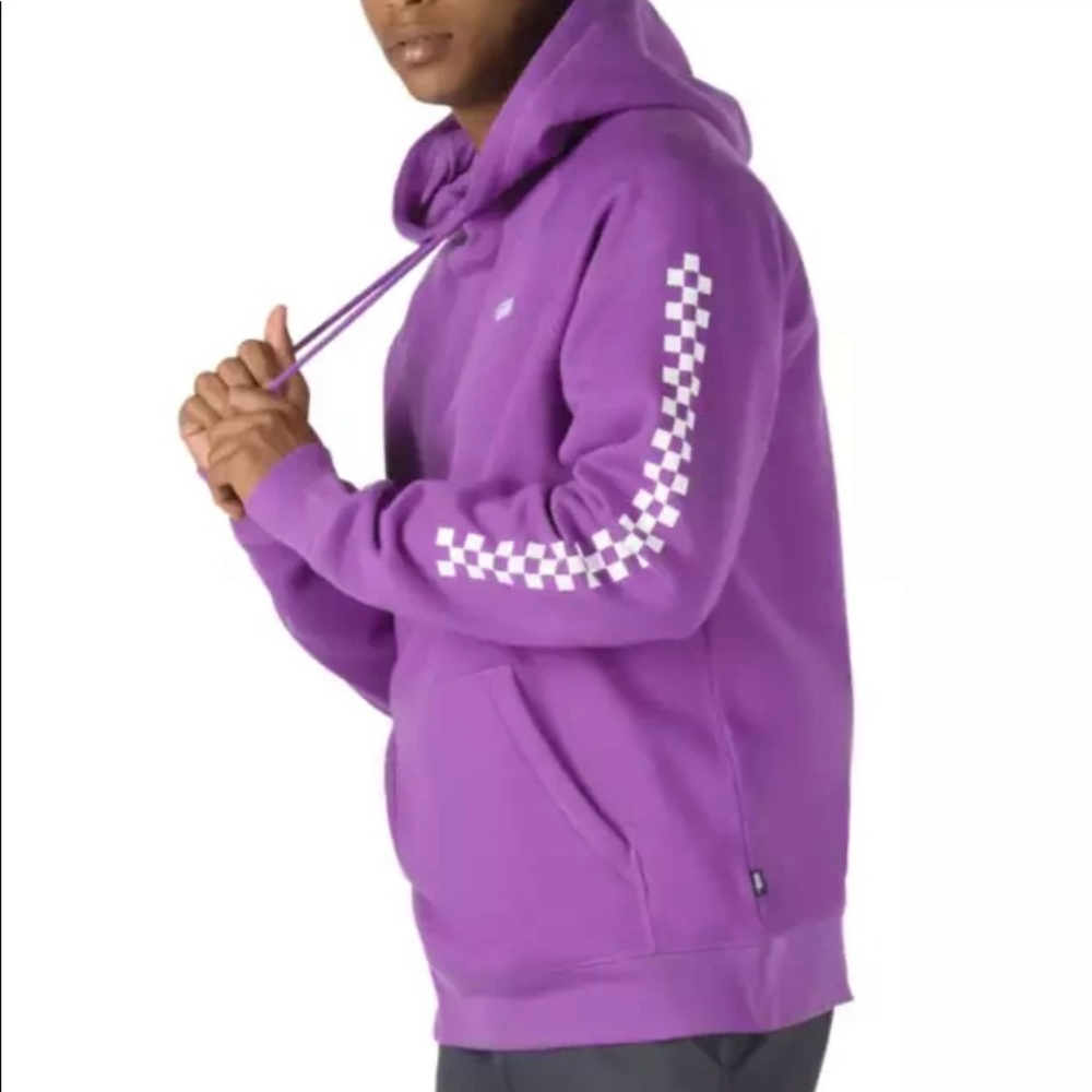VANS Versa Men’s Hoodie Purple Sweatshirt Pullover - Picture 2 of 7